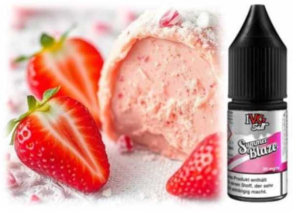 Strawberry Sensation süße Erdbeeren Bonbons IVG Nikotinsalz 10ml