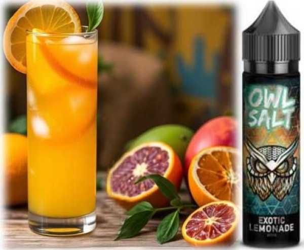 Exotic Lemonade Limonade Orange Passionsfrucht Mango Zitrus OWL Longfill Aroma 10-in-60ml Shake Vape Liquid