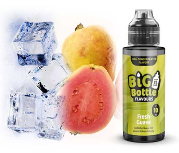 Fresh Guave Big Bottle Guave Menthol Frische 10ml Liquid Aroma in 120 ml Flasche