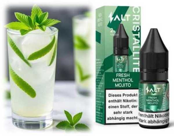 Fresh Menthol Mojito Limette Minze Menthol Salt Brew Co Nikotinsalz Liquid 10ml