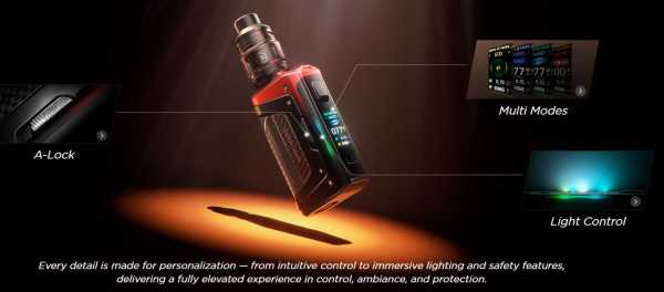Geekvape Aegis Legend 5 Akkuträger Z Subohm Tank Verdampfer 200W Z XM Coil benötigt 2 x 18650 Akku