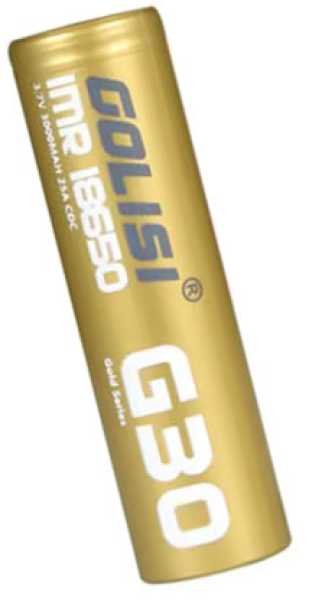 G30 Golisi Akku 18650  3000mAh 20A Hochleistungsakku ungeschützt