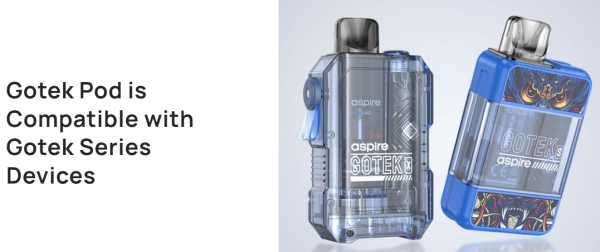 GoTek X Pod E-Zigaretten automatische Zugaktivierung Aspire
