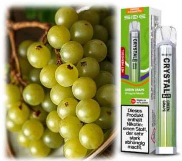 Green Grape saure Weintrauben SKE Einwegzigarette 20mg NicSalt