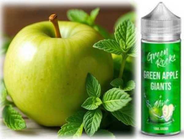 Green Rocks Green Apple Giants Aroma 10ml in 120ml grüner Apfel und Minze