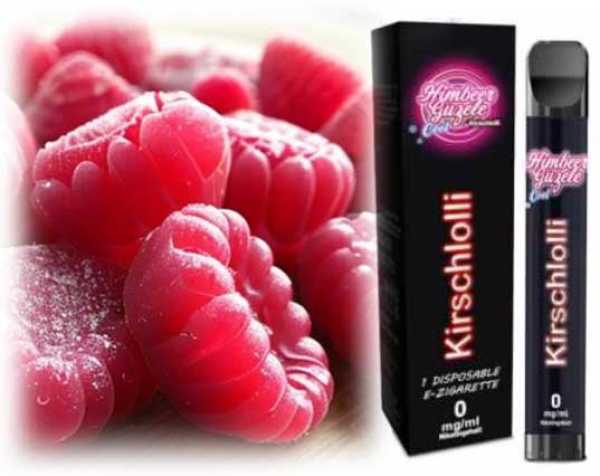 Himbeer Guzele Cool Himbeer Bonbons Kühle Kirschlolli 20mg Einweg Nikotinfrei
