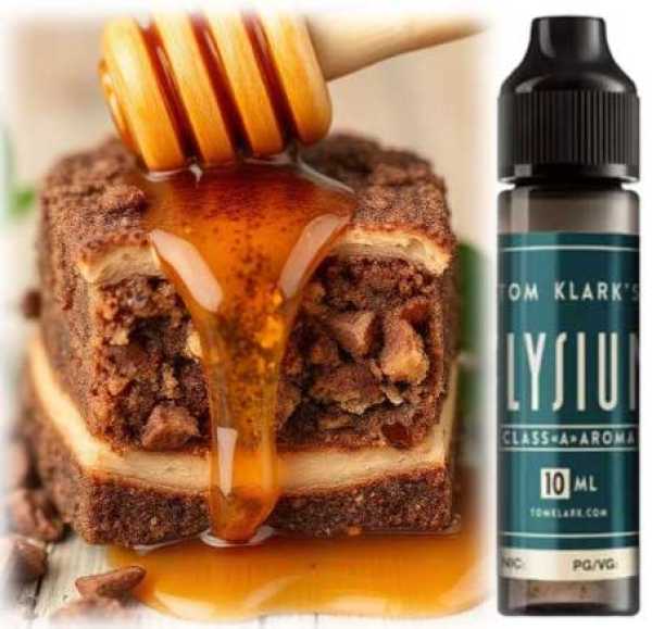 Elysium Tom Klarks Liquid Aroma Tom Klarks 10ml in 60ml Holz Honig Schokolade