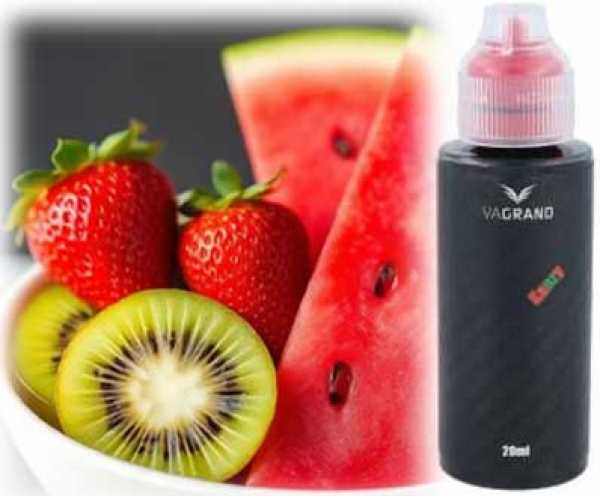 Kanzy Erdbeere Kiwi Wassermelone Vagrand Longfill 10ml in 120ml