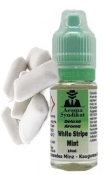 White Stripe Kaugummi Minze Aroma 10ml von Syndikat Aroma 5 bis 10%