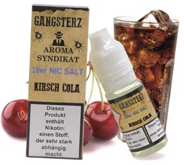 Kirsch Cola Nikotinsalz Liquid Cherry Cola 10ml Gangsterz