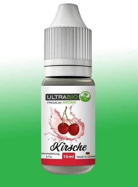 Kirsche U.Bio Liquid 10ml fruchtig süß 0, 3, 6 oder 12mg Nikotin