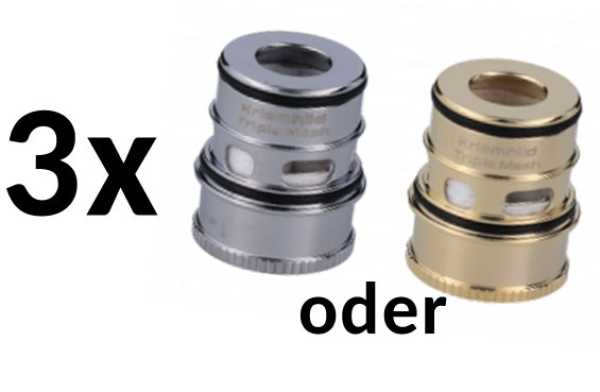 3 x Kriemhild Single Mesh Coil Ni80 45 bis 75 Watt Vapefly 0,2 Ohm