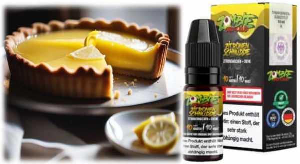 Zitronenschnüdde Zitronenkuchen Liquid Zombie Juice 10ml