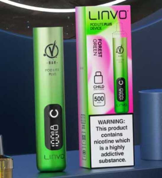 Linvo Pod Lite Plus Akku Display Anzeige 500 mAh 110x16 mm