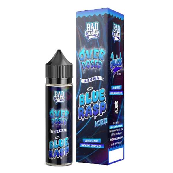 JUICD Bad Candy Blue Rasp Longfill Aroma 10-in-60ml - Blaubeeren und Himbeeren mit Frische