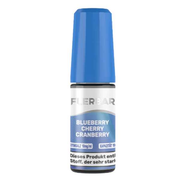 Flerbar Blueberry Cherry Cranberry Nikotinsalz Liquid 10ml