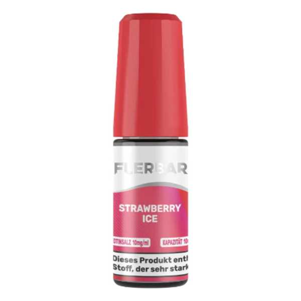 Flerbar Strawberry Ice Nikotinsalz Liquid 10ml