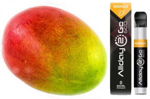 Mango Allday 2 Go 600 Einweg Zigarette 16mg oder nikotinfrei