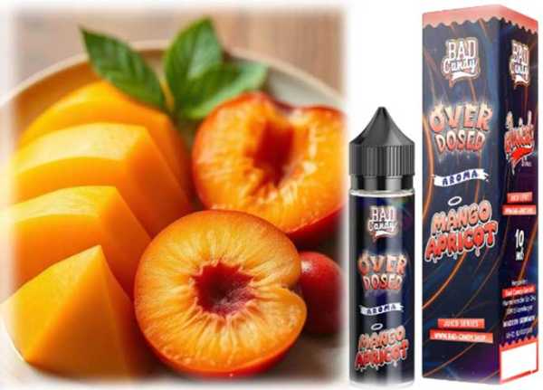 JUICD Bad Candy Mango Apricot Longfill Aroma 10-in-60ml - Mango und Aprikose mit leichter Kühle