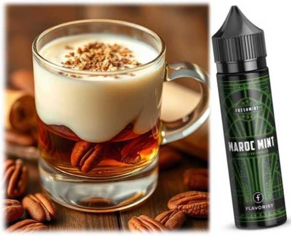 Gold Royal Tabak + Pekanüsse, Karamell, Cantuccini, Vanillecreme und Whisky Flavorist Liquid Aroma 10ml-in-60ml