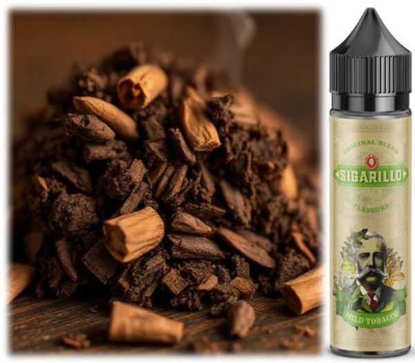 Mild Tobacco Sigarillo Liquid Aroma 9ml in 60ml (Milder Tabak)