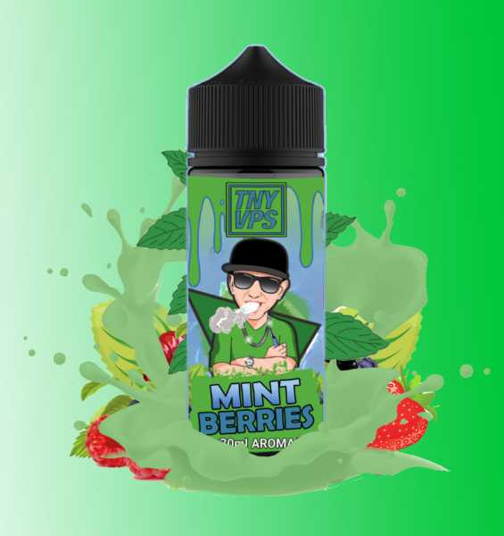 Mint Berries TNYVPS (Minze Brombeeren Himbeeren Heidelbeeren Erdbeeren) 10ml in 120ml Liquid Aroma Tony Vapes