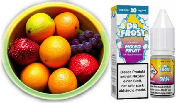 Mixed Fruit Fruchtmischung Koolada Dr. Frost Nikotinsalz 10ml Liquid