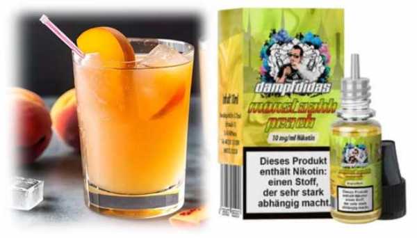 Monstaahh Peach Energy Pfirsich Getränk Dampfdidas Nikotinsalz  10ml
