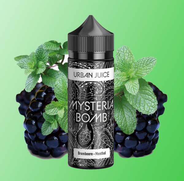 Brombeeren Menthol (Mysteria Bomb) Liquid Aroma 10ml in 120ml Flasche