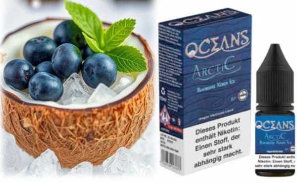 Arctic Oceans Blaubeeren Kokos Menthol 10ml Nikotinsalz