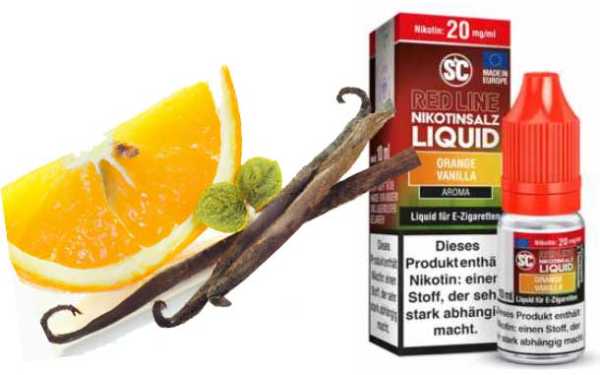 Orange Vanilla Red Line Vanille Orange Nikotinsalz SC Liquid 10ml
