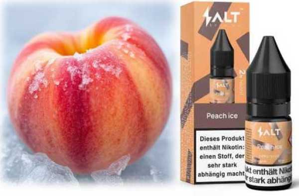 Peach Ice Pfirsich Menthol Salt Brew Co Nikotinsalz Liquid 10ml