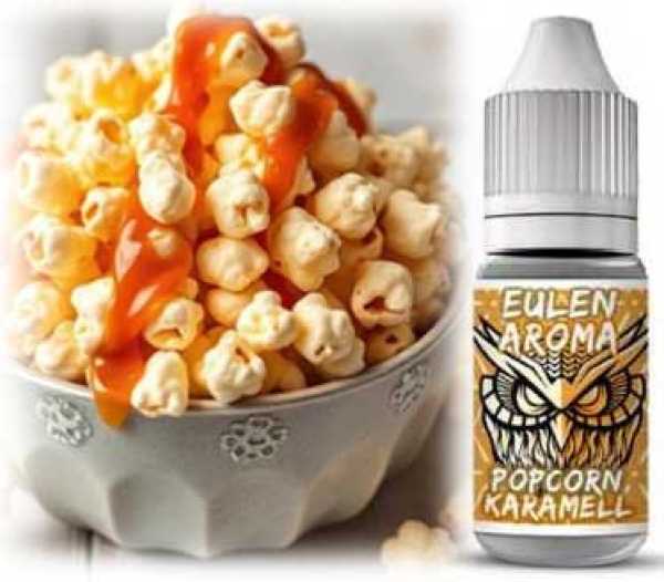 Popcorn Karamell karamellisiertes Popcorn Eulen Aroma 10ml