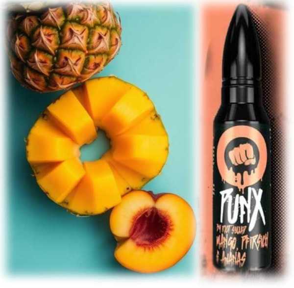 PUNX Pfirsich, Mango und Ananas Riot Squad 5ml/60ml