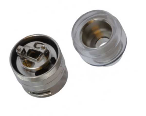 VooPoo PNP RTA Pod Selbstwickelverdampfer Single Deck Silber Schwarz