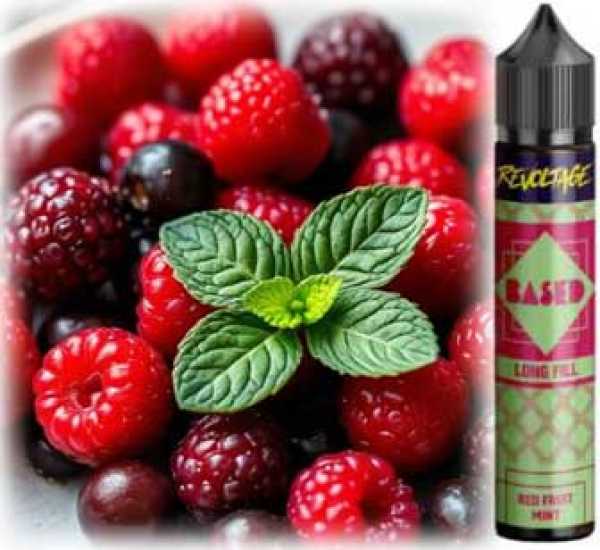 Red Fruit Mint rote Beeren Mint Revoltage Based Aroma 10ml in 60ml