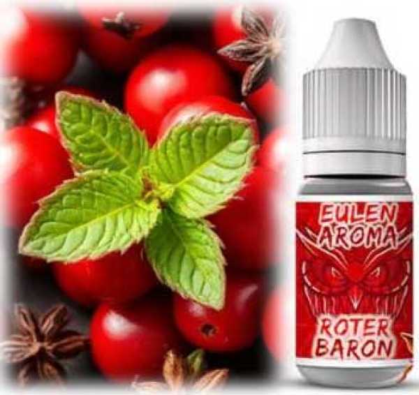 Roter Baron rote Beeren Anis Lakritz Menthol Eulen Aroma 10ml