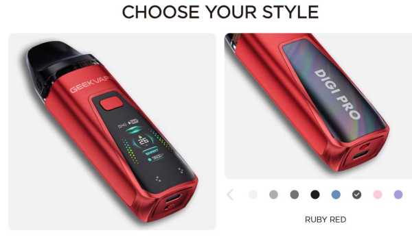 Digi Pro Kit 40W Geekvape Pod 5ml J Series Head 0,4 Ohm 0,6 Ohm 2000mAh max 40 Watt 0,96 Farb-Display