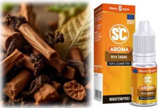 RY4 Tabak SC Aroma 10ml für 120ml Liquid 8 bis 10%