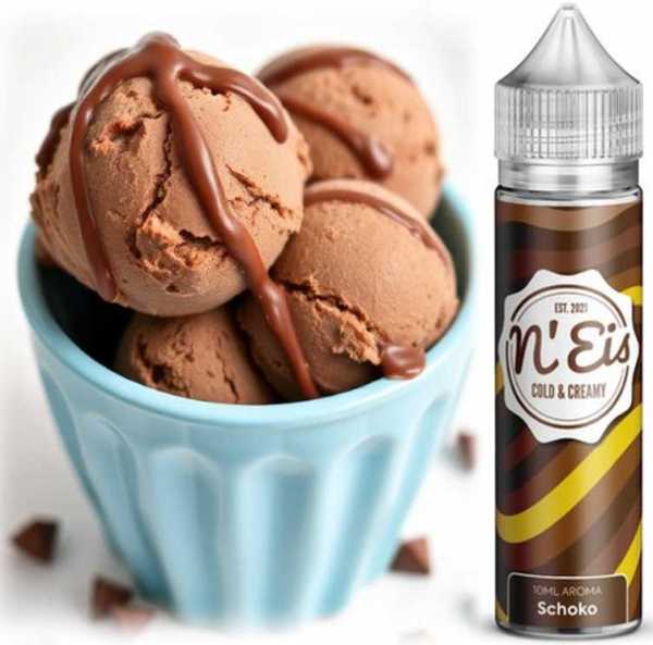 Schokoladen Eis N'Eis Liquid 10ml-in-60ml Shake-and-Vape
