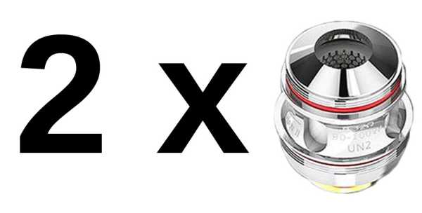 2 x UN2 Single Mesh Coils für Valyrian 2 Verdampfer Uwell