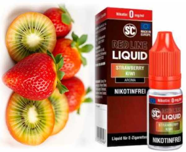 Strawberry Kiwi Red Line Erdbeeren Kiwi Nikotinsalz SC Liquid 10ml