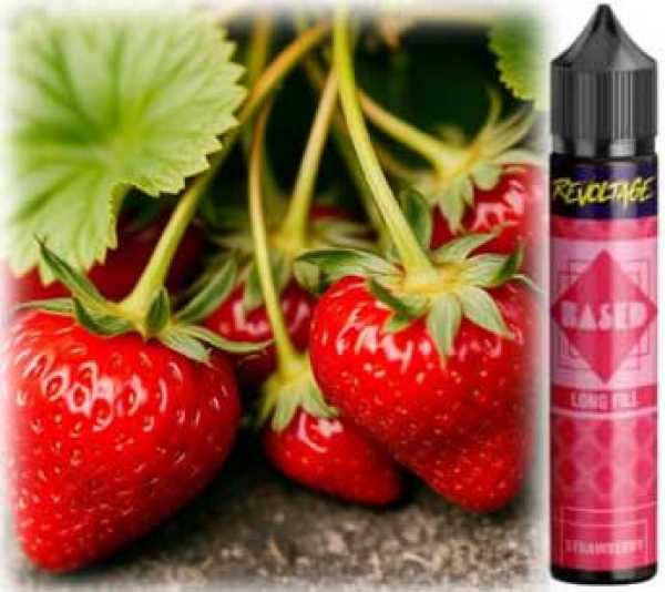 Strawberry Erdbeeren Revoltage Based Aroma 10ml in 60ml