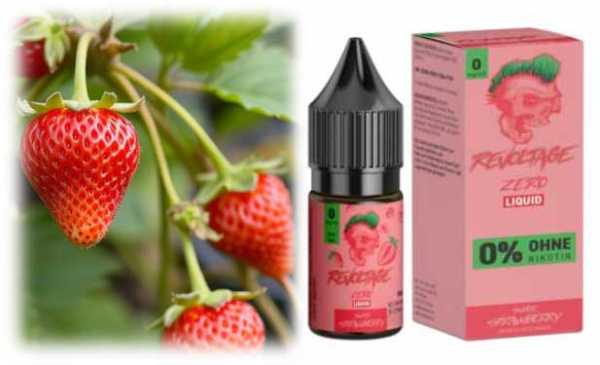 Super Strawberry Erdbeeren Revoltage 10ml Hybrid Nikotinsalz Liquid
