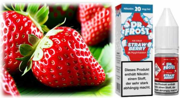 Strawberry Erdbeeren Koolada Dr. Frost Nikotinsalz 10ml Liquid