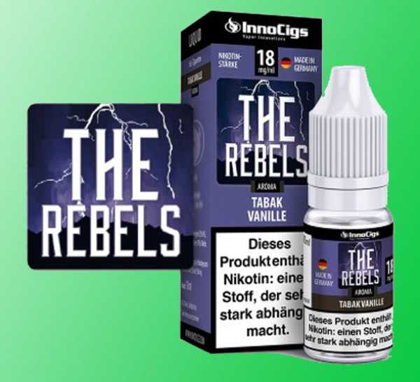 Tabak Vanille The Rebels Innocigs 10ml Liquid Flüssigkeit