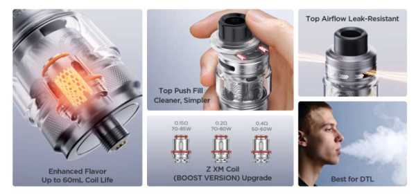 GeekVape Z Tank Verdampfer Subohm Verdampfer 5,5ml 29mm