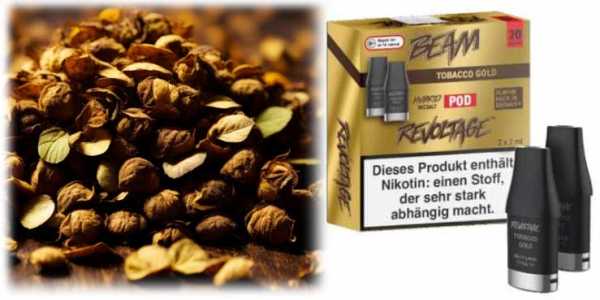 Tobacco Gold Premium Tabak Beam Pods Revoltage 2 Stück