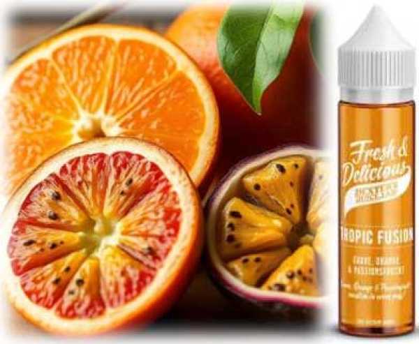 Tropic Fusion Orange Guave Passionsfrucht Dexters Juice 10-in-60ml Aroma