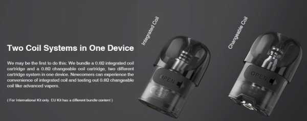Ursa Nano Pro Pod 900mAh 5 bis 25 Watt Lost Vape Zugschalter